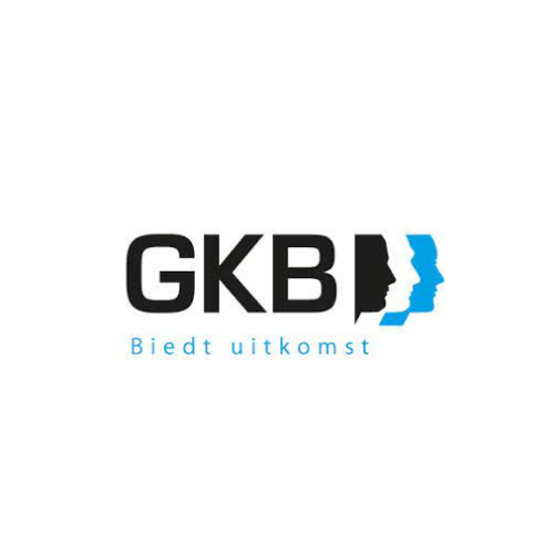 Dit is het logo van de Gemeentelijke Kredietbank (GKB)